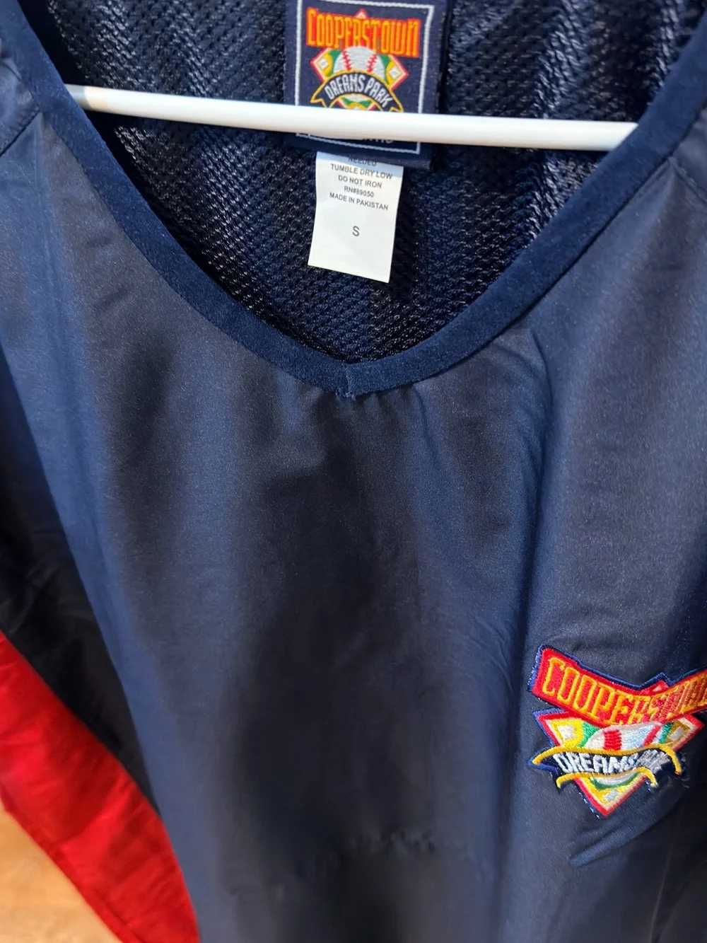 Unbranded Kids Navy and Red Athletic Pullover Top